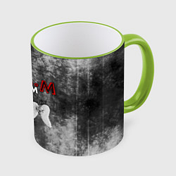 Кружка 3D Depeche Mode - Memento Mori gothic, цвет: 3D-светло-зеленый кант