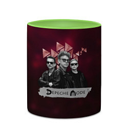 Кружка 3D Depeche Mode - spirit tour, цвет: 3D-белый + светло-зеленый — фото 2