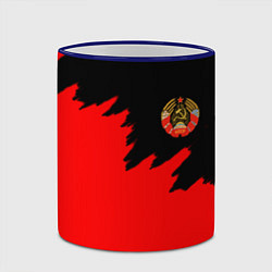 Кружка 3D СССР красный стиль силы, цвет: 3D-синий кант — фото 2
