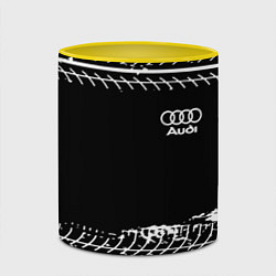 Кружка 3D Audi sportcolor, цвет: 3D-белый + желтый — фото 2