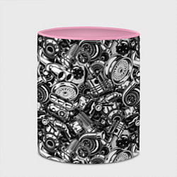 Кружка 3D Автотюнинг - запчасти, цвет: 3D-белый + розовый — фото 2