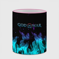 Кружка 3D God of war неоновый шторм, цвет: 3D-розовый кант — фото 2