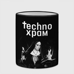 Кружка 3D Techno храм монашка колдунья, цвет: 3D-черный кант — фото 2