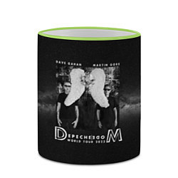 Кружка 3D Depeche Mode - Memento mori worldwilde tour, цвет: 3D-светло-зеленый кант — фото 2
