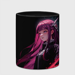 Кружка 3D Ферн - sou sou no frieren, цвет: 3D-белый + черный — фото 2