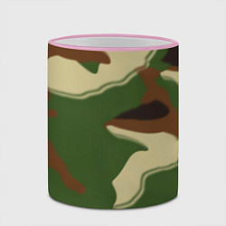 Кружка 3D Камуфляжная текстура, цвет: 3D-розовый кант — фото 2