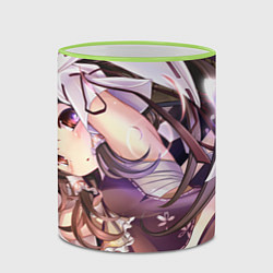 Кружка 3D Touhou Project Рейму Cute, цвет: 3D-светло-зеленый кант — фото 2