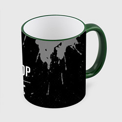 Кружка 3D Егор: мужчина с очень большой буквы, цвет: 3D-зеленый кант