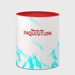 Кружка 3D Dragon age flame, цвет: 3D-белый + красный — фото 2