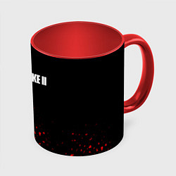 Кружка 3D Alan wake писатель гейм краски, цвет: 3D-белый + красный