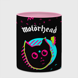 Кружка 3D Motorhead - rock star cat, цвет: 3D-белый + розовый — фото 2