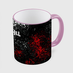 Кружка 3D Silenthill брызги красок, цвет: 3D-розовый кант