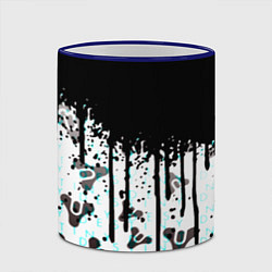 Кружка 3D Destiny pattern game abstraction, цвет: 3D-синий кант — фото 2