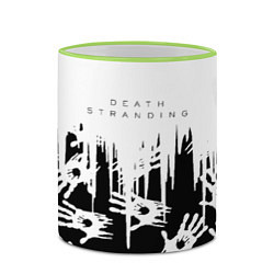 Кружка 3D Death Stranding знаки, цвет: 3D-светло-зеленый кант — фото 2