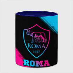 Кружка 3D Roma - neon gradient, цвет: 3D-белый + синий — фото 2