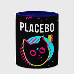 Кружка 3D Placebo - rock star cat, цвет: 3D-белый + синий — фото 2