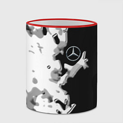 Кружка 3D Mercedes benz sport germany steel, цвет: 3D-красный кант — фото 2