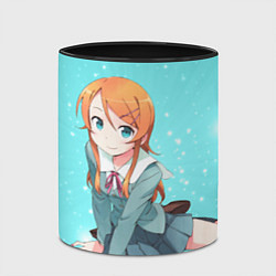 Кружка 3D Кирино Косака из OreImo, цвет: 3D-белый + черный — фото 2