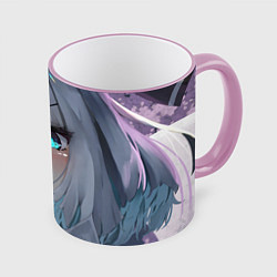 Кружка 3D Touhou Project Youmu Konpaku мило, цвет: 3D-розовый кант