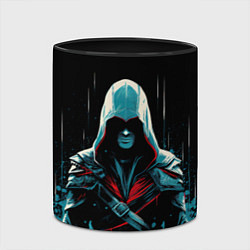 Кружка 3D Assassins creed ночной образ, цвет: 3D-белый + черный — фото 2