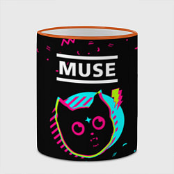 Кружка 3D Muse - rock star cat, цвет: 3D-оранжевый кант — фото 2
