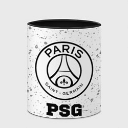 Кружка 3D PSG sport на светлом фоне, цвет: 3D-белый + черный — фото 2