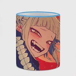 Кружка 3D Моя геройская академия Himiko Toga, цвет: 3D-небесно-голубой кант — фото 2