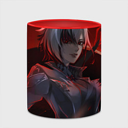 Кружка 3D Genshin Impact Арлекино red, цвет: 3D-белый + красный — фото 2