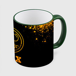 Кружка 3D Ajax - gold gradient, цвет: 3D-зеленый кант