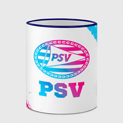 Кружка 3D PSV neon gradient style, цвет: 3D-синий кант — фото 2