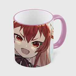 Кружка 3D Реинкарнация Безработного Эрис, цвет: 3D-розовый кант