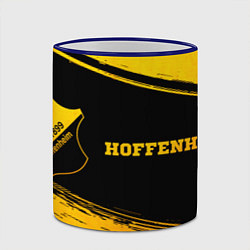 Кружка 3D Hoffenheim - gold gradient по-горизонтали, цвет: 3D-синий кант — фото 2