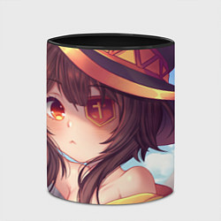 Кружка 3D Konosuba Мэгумин cute, цвет: 3D-белый + черный — фото 2