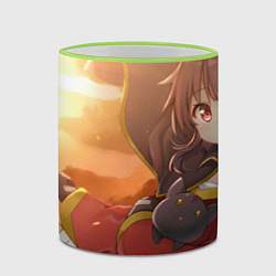 Кружка 3D Konosuba Мэгумин cute, цвет: 3D-светло-зеленый кант — фото 2