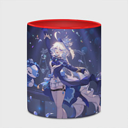 Кружка 3D Genshin Impact Furina servants, цвет: 3D-белый + красный — фото 2