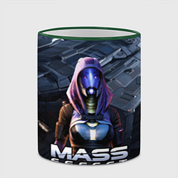 Кружка 3D Mass Effect ТалиЗора, цвет: 3D-зеленый кант — фото 2