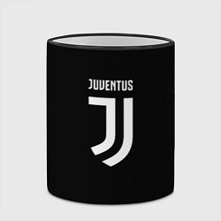 Кружка 3D Ювентус лого, цвет: 3D-черный кант — фото 2