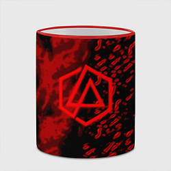 Кружка 3D Linkin park red logo, цвет: 3D-красный кант — фото 2