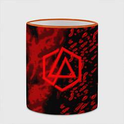 Кружка 3D Linkin park red logo, цвет: 3D-оранжевый кант — фото 2