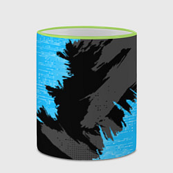 Кружка 3D Extreme blue, цвет: 3D-светло-зеленый кант — фото 2