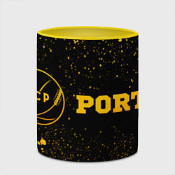Кружка 3D Porto - gold gradient по-горизонтали, цвет: 3D-белый + желтый — фото 2