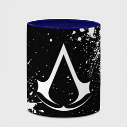 Кружка 3D White logo of assasin, цвет: 3D-белый + синий — фото 2