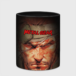 Кружка 3D Metal gear Venom Snake, цвет: 3D-белый + черный — фото 2