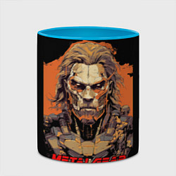 Кружка 3D Venom Snake Metal gear game, цвет: 3D-белый + небесно-голубой — фото 2