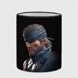 Кружка 3D Веном Снейк из игры Metal gear, цвет: 3D-черный кант — фото 2