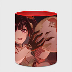 Кружка 3D Honkai Star Rail Sparkle smile, цвет: 3D-белый + красный — фото 2