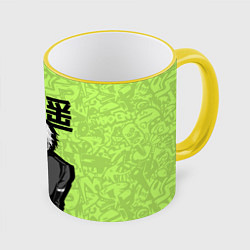 Кружка 3D Харука - Ветролом, цвет: 3D-желтый кант