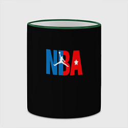Кружка 3D NBA sport, цвет: 3D-зеленый кант — фото 2
