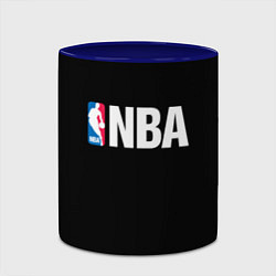 Кружка 3D NBA logo sport, цвет: 3D-белый + синий — фото 2