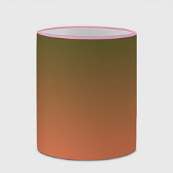 Кружка 3D Абстрактный градиент, цвет: 3D-розовый кант — фото 2